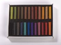 Набор пастели сухой Blockx "Темные оттенки" 24 цветов