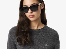 Бесшовное шерстяное платье Lacoste