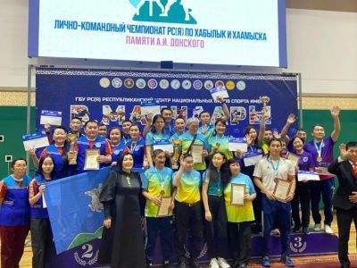 Команда Вилюйского района заняла первое место на чемпионате Якутии по хабылык и хаамыска