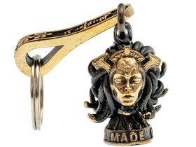 Брелок Медуза Горгона, бронза