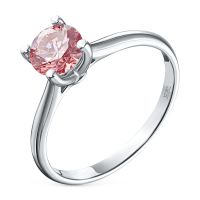 Классическое кольцо из белого золота э0912кц06200857_pink