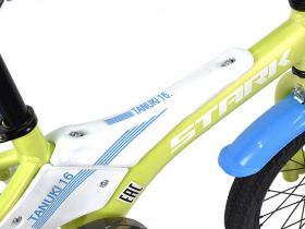 Детский велосипед Stark Tanuki 16 Boy, год 2023, цвет Зеленый-Белый