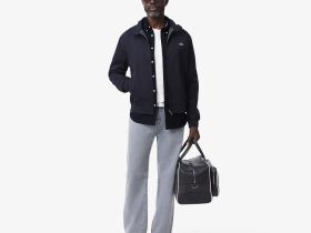 Мужская хлопковая рубашка Lacoste
