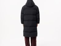 Женский длинный пуховик Lacoste с капюшоном