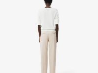 Женские брюки-чиносы прямого кроя из хлопкового габардина Lacoste