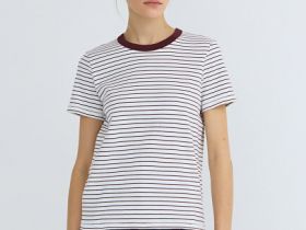 Базовая футболка из плотного хлопка, Фиолетовый