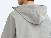 Ветровка с капюшоном, Бежевый