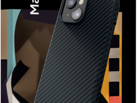 Клип-кейс VLP Kevlar Case с MagSafe для Apple iPhone 15 чёрный