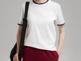 Футболка прямого кроя из джерси