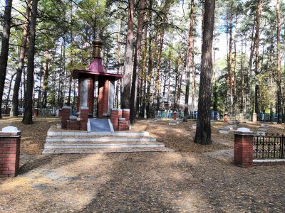 Место захоронения советских воинов, умерших от ран в эвакуационном  госпитале №3519 в 1941-1944 гг.