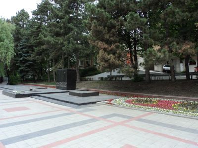 Памятник "Огонь вечной славы" погибшим за власть Советов