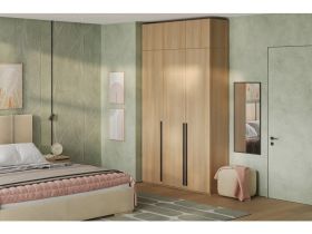 Распашной шкаф Кимбол 3.1-170x300 Дуб Барбера