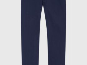 Базовые брюки «5 карманов» из твила, Синий