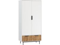 Распашной шкаф Леванте 2-97x205 Белый