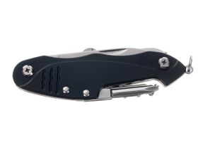 Нож перочинный Stinger 96 мм, 15 функций, черный