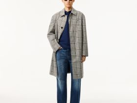 Мужское поло Lacoste с длинными рукавами