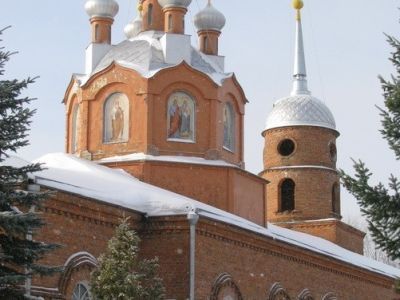 Владимирская церковь (деревянная) с интерьером