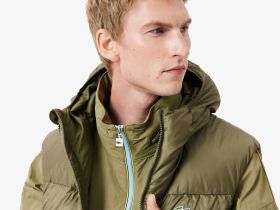 Мужской влагоотталкивающий жилет Lacoste с капюшоном