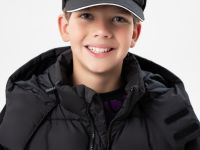 Кепка текстильная с полиуретановым покрытием утепленная для мальчиков