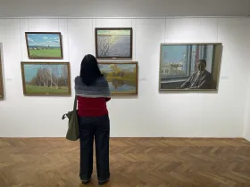 В Якутске открылась ретроспектива живописи Федора Жегусова «Человек. Время. Память»