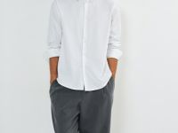 Классическая рубашка из хлопка, Белый