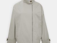 Ветровка с асимметричной застежкой