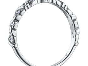 Кольцо из белого золота э4712кц09210607