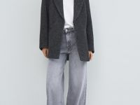 Пальто-пиджак, Серый