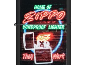 Зажигалка ZIPPO Classic с покрытием Black Matte, латунь/сталь, черная, матовая, 38x13x57 мм