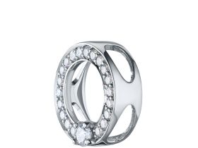 Классическая подвеска из серебра э0612пд07174500_white