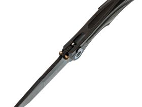 Складной нож WE Knife Tighe Down Tanto, сталь M390, рукоять титан/карбон, черный