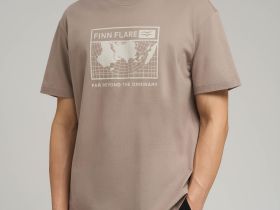 Футболка свободного кроя из джерси