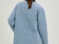 Полупальто утепленное прямого кроя