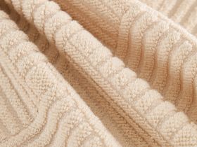 Полотенце махровое Zigzag, бежевое