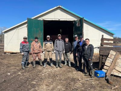 Хатырыкский наслег в Якутии восстанавливают при активной помощи волонтеров