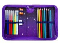 Пенал 1 отделение Berlingo "Magic" 200*140*40 мм, с наполнением, полиэстер