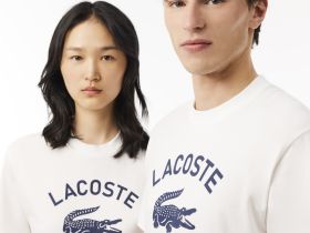Хлопковая футболка Lacoste унисекс