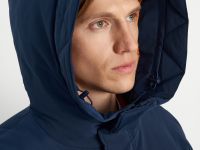 Пуховое пальто с накладными карманами