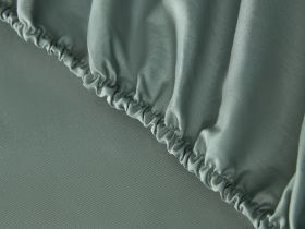 Простыня на резинке Jadite green