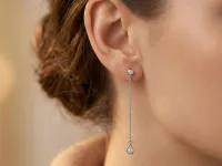 Пусеты из серебра э0612пс04181500_white