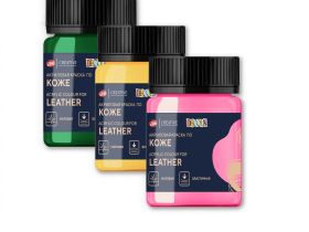 Акрил по коже "Decola" 50 мл Серебро