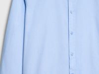 Рубашка из хлопковой ткани, Голубой
