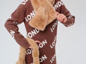 Шарф трикотажный для девочек