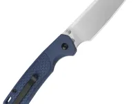 Складной нож CJRB Pyrite Light, сталь AR-RPM9, рукоять FRN, синий сатин