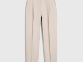 Брюки с ремнём, Бежевый