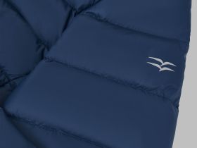 Стеганый пуховик с натуральным пухом