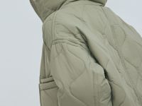 Утеплённая короткая куртка, Желтый