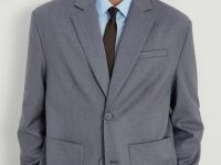 Однобортный пиджак прямого кроя