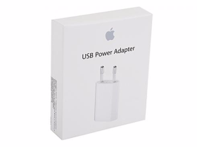 Сетевое зарядное устройство Apple iPhone 1А USB Power Adapter (белый) (MD813ZM/A)