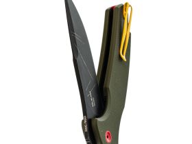 Складной нож Mr.Blade Hellcat Mandalorian blackwash, сталь VG-10, рукоять Olive G10